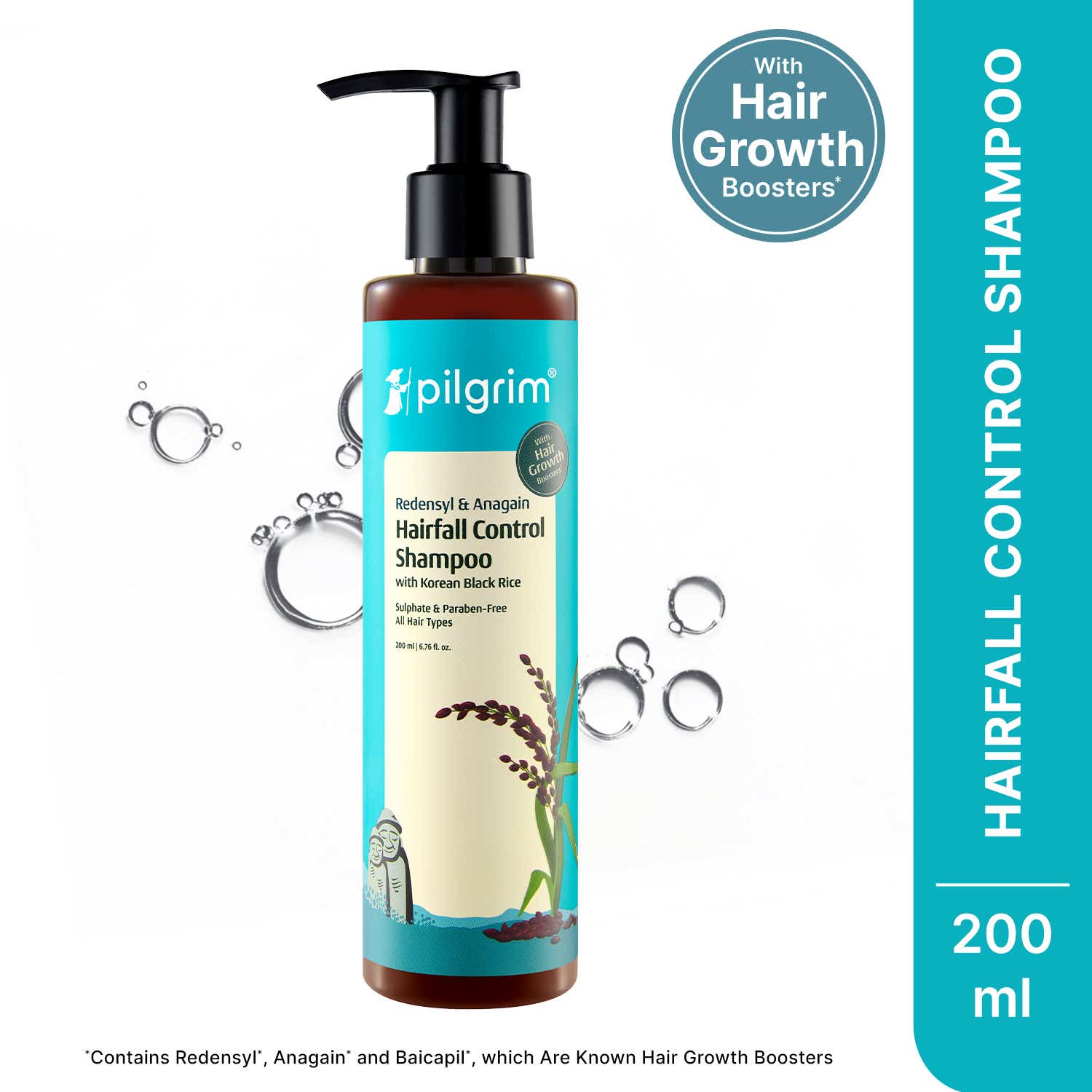 Pilgrim | Pilgrim Redensyl & Anagain Hairfall Control Shampoo (200 ml)