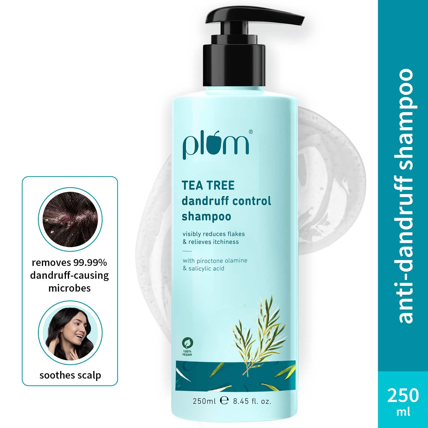 Plum | Plum Tea Tree Dandruff Control Shampoo (250ml)