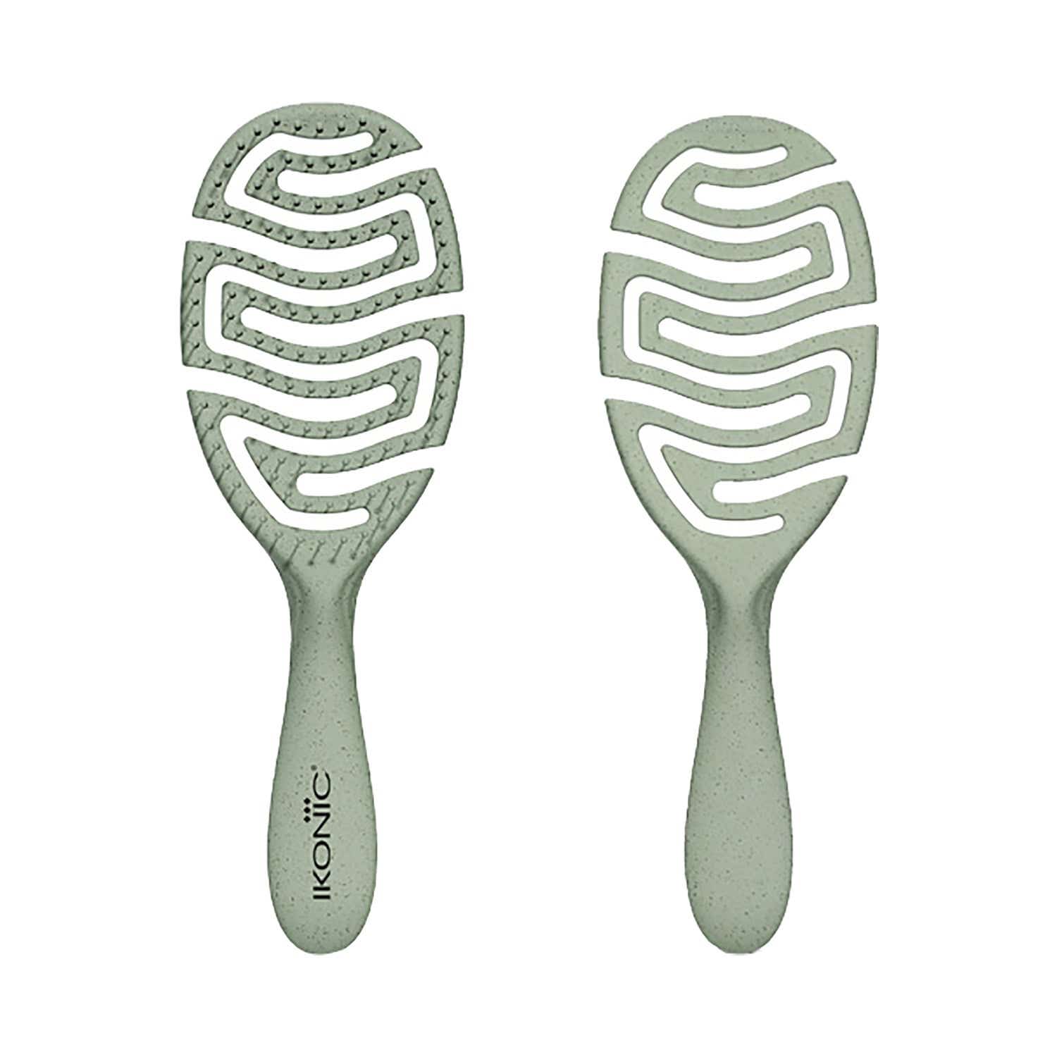 Ikonic Me | Ikonic Me Vent Brush Spiral IKM-2119 - Jade Green