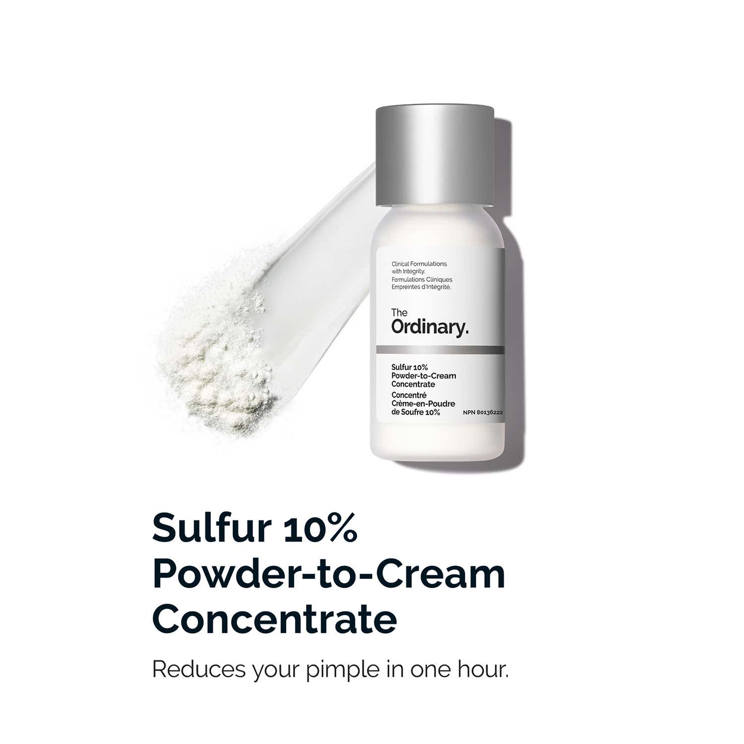 The Ordinary | The Ordinary Sulfur 10% Powder-to-Cream Concentrate - Acne Spot Correction for Sensitive Skin (5 g)