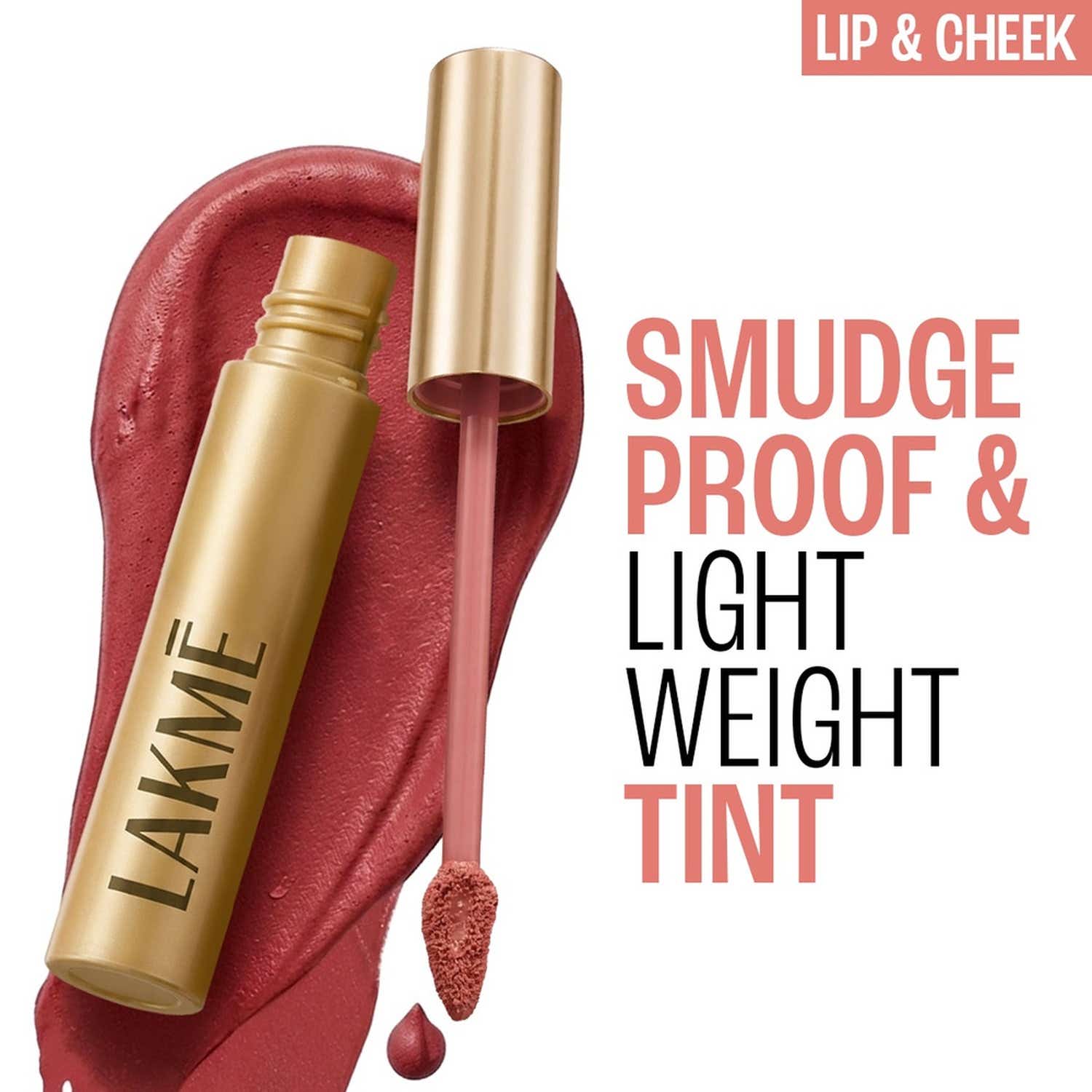 Lakme | Lakme 9to5 Double Duty Lip & Cheek Mousse, Long Lasting and  Lightweight, Burgundy Lush - (9 g)