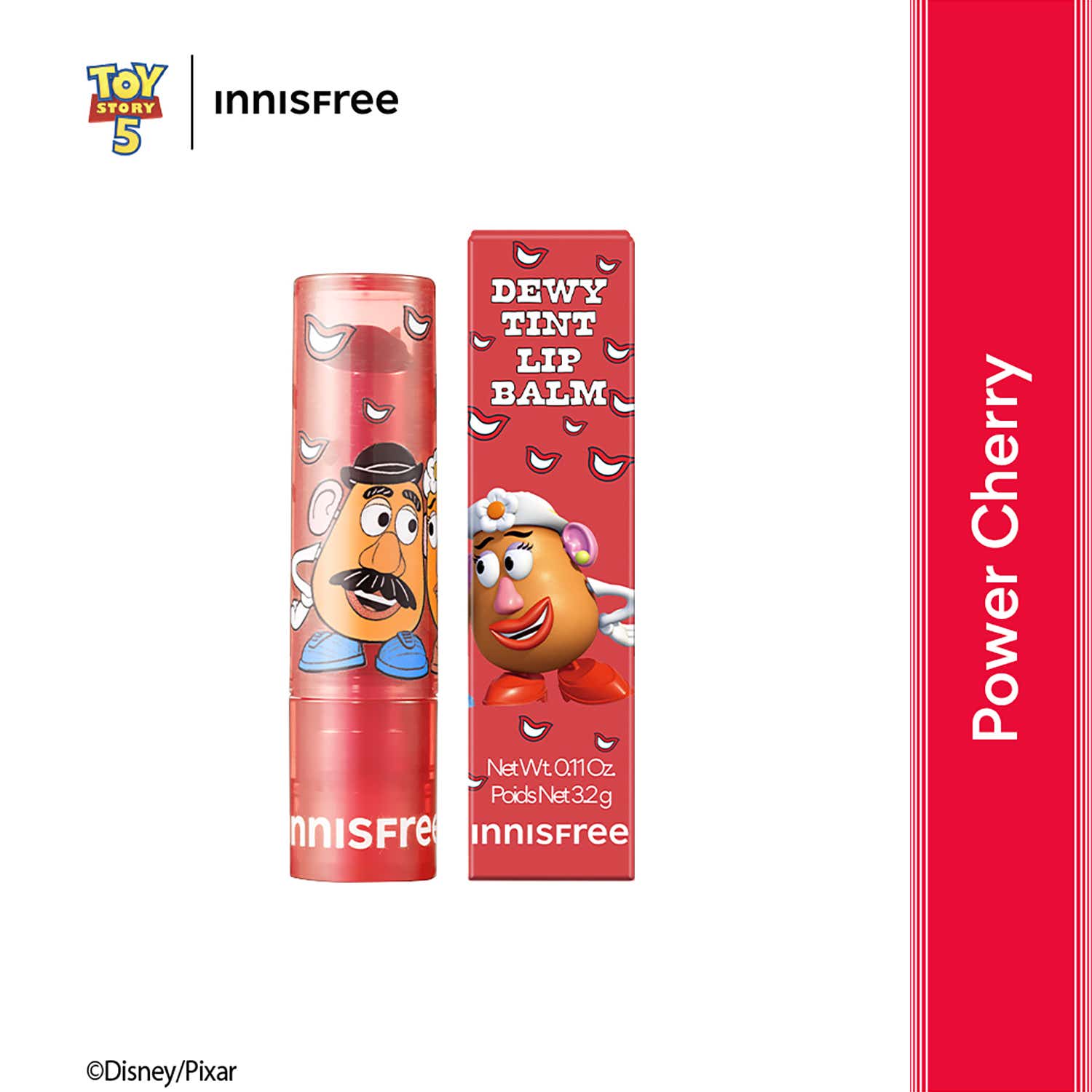 Innisfree | Innisfree Dewy Lip Balm - Power Cherry Toy Story Edition (3.2 g)