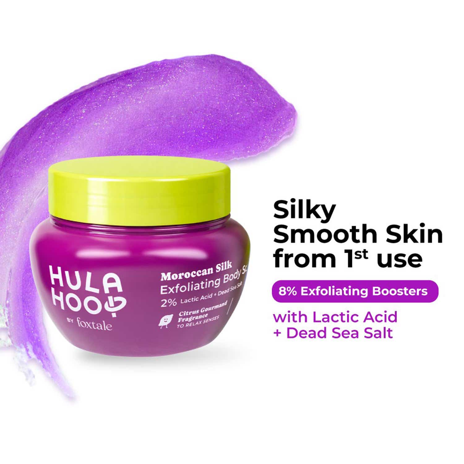 Foxtale | Hula Hoop by Foxtale Moroccan Silk Exfoliating Body Scrub (75 g)