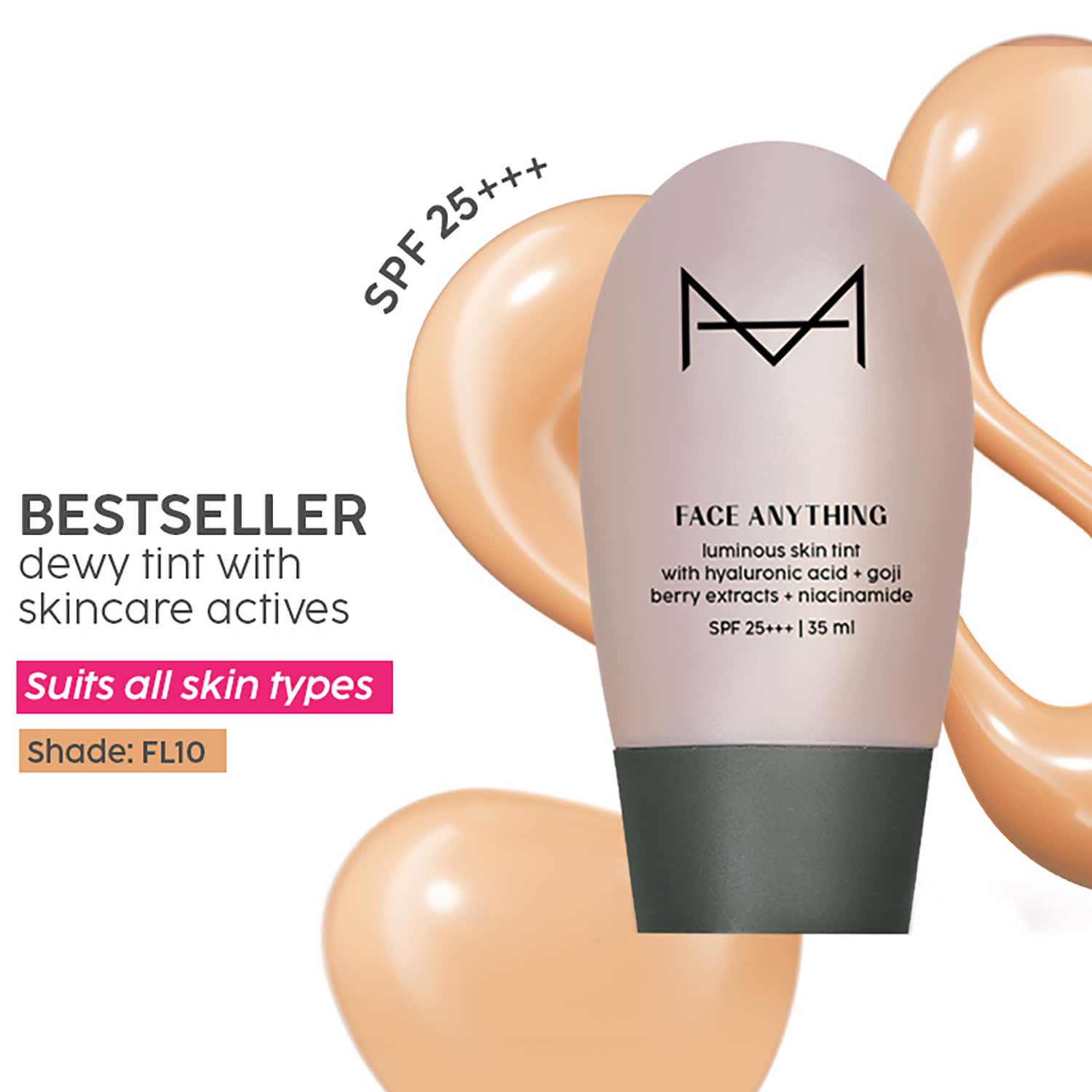 HOUSE OF MAKEUP | HOUSE OF MAKEUP Face Anything Luminous Skin Tint - FL10 Fair To Light Skin Tone (35 ml)
