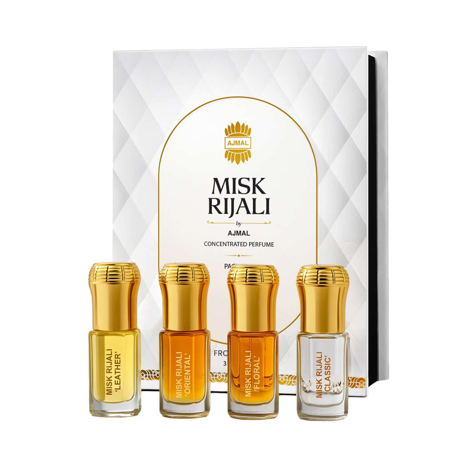 AJMAL | Ajmal Misk Rijali  Attar Gift Set Long Lasting Perfume Oil for Men (12 ml)