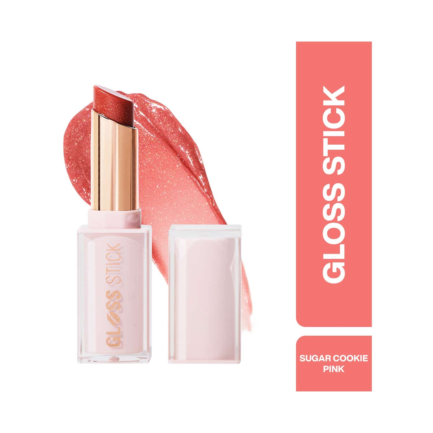 Makeup Revolution | Makeup Revolution Pout Lip Gloss Stick - Shimmer Sugar Cookie Pink (3 g)