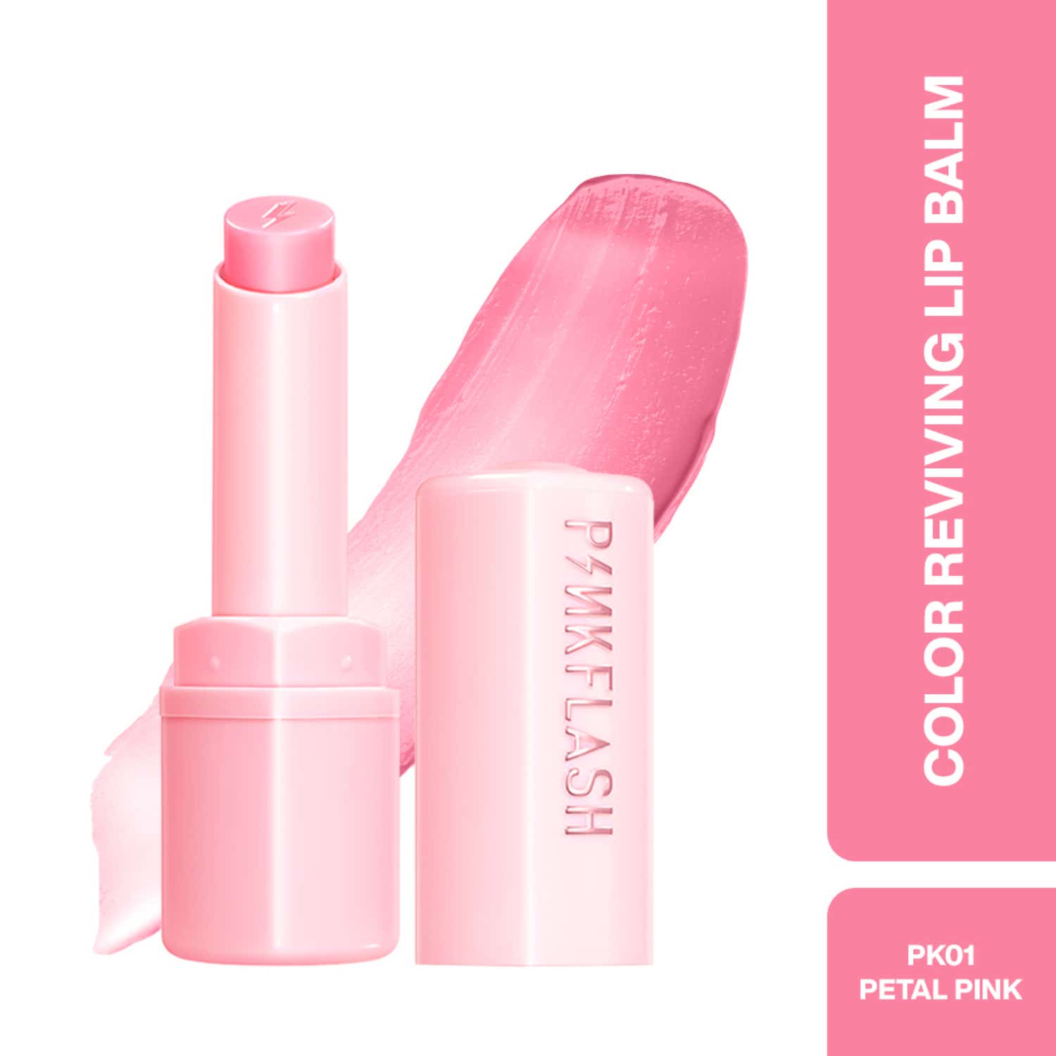 Pinkflash | Pinkflash Color Reviving Lip Balm - HOT PK01 Petal Pink (2.8 g)
