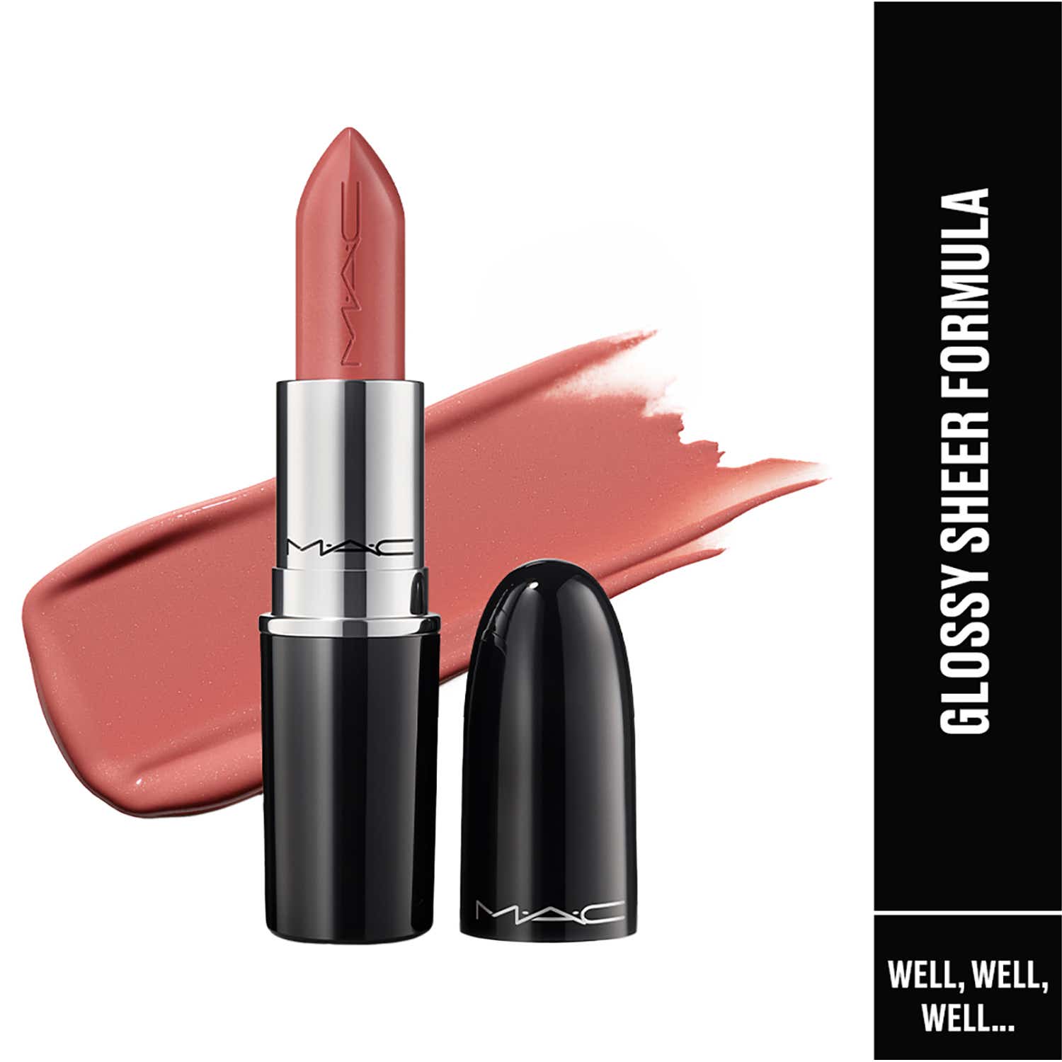 M.A.C Lustreglass Sheer-Shine Lipstick - Well, Well, Well (3 g)