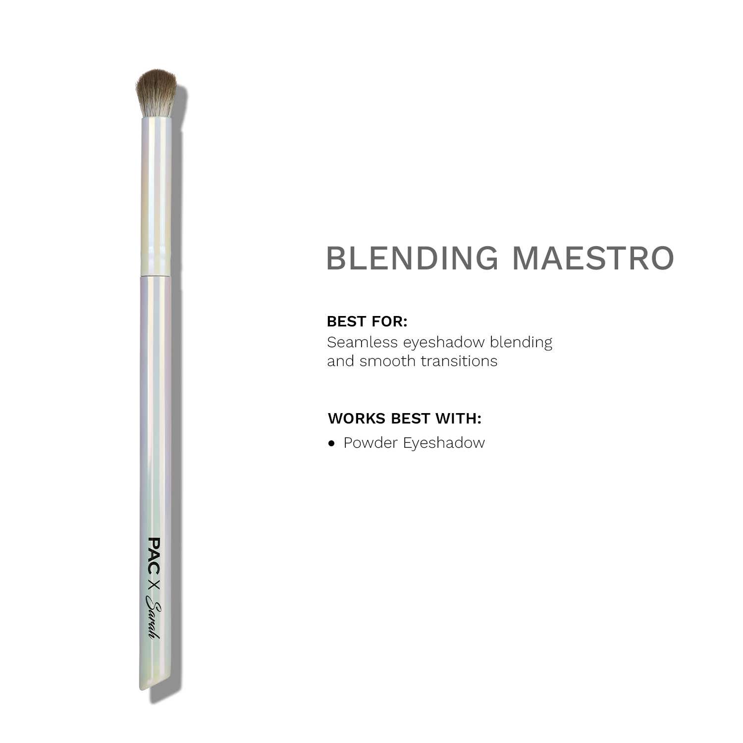 PAC | PAC X Sarah Blending Maestro Eyeshadow Brush