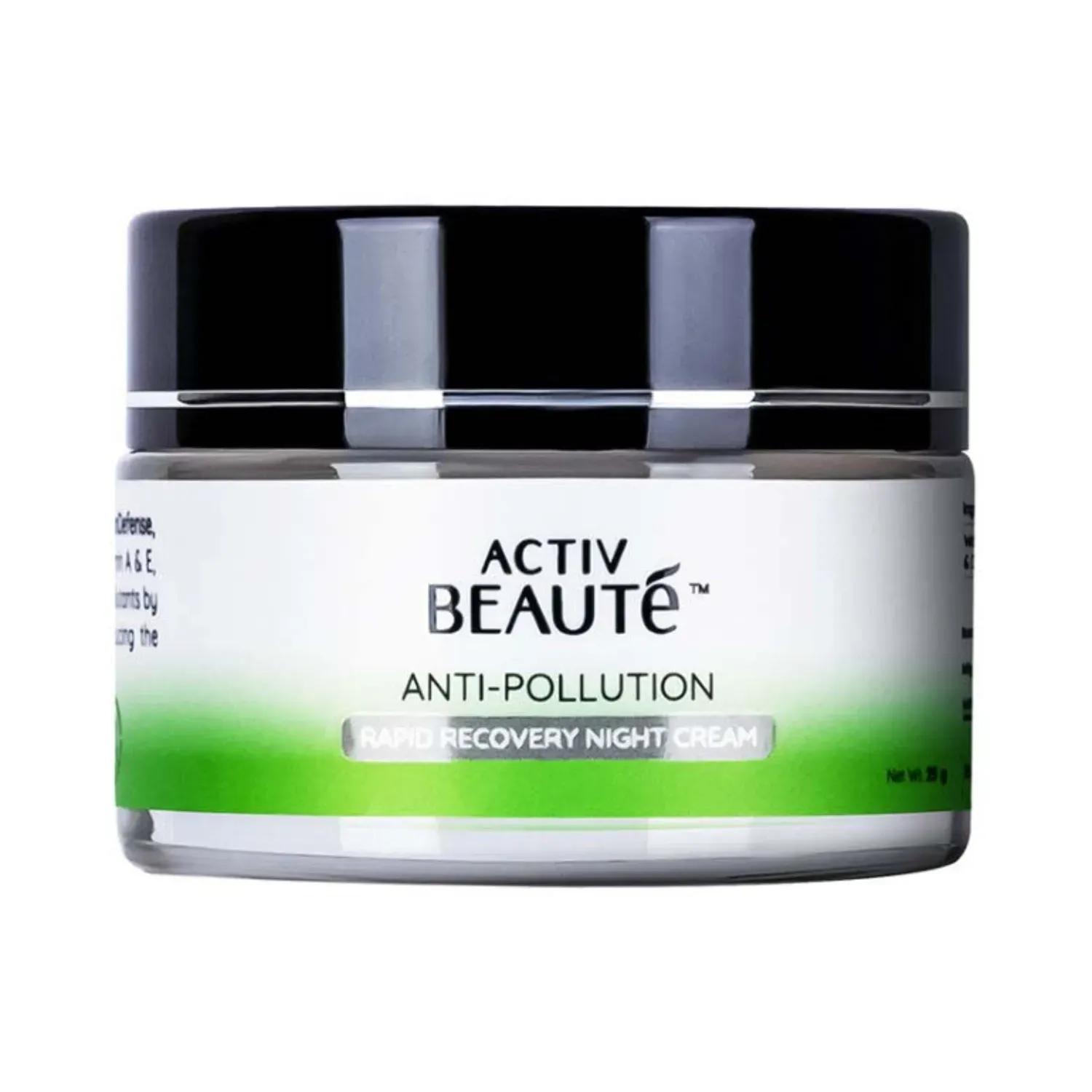 Activ Beaute | Activ Beaute Anti-Pollution Rapid Recovery Night Cream (50g)