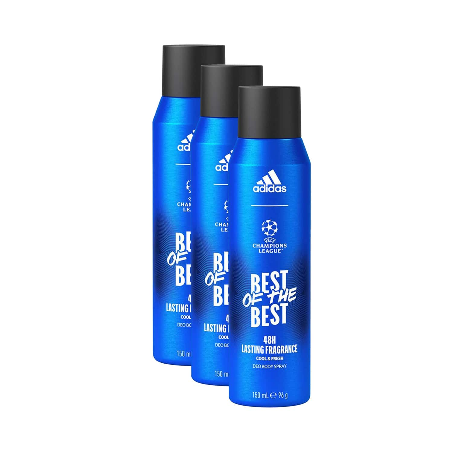 Adidas | Adidas UEFA Best Deo Body Spray Pk3