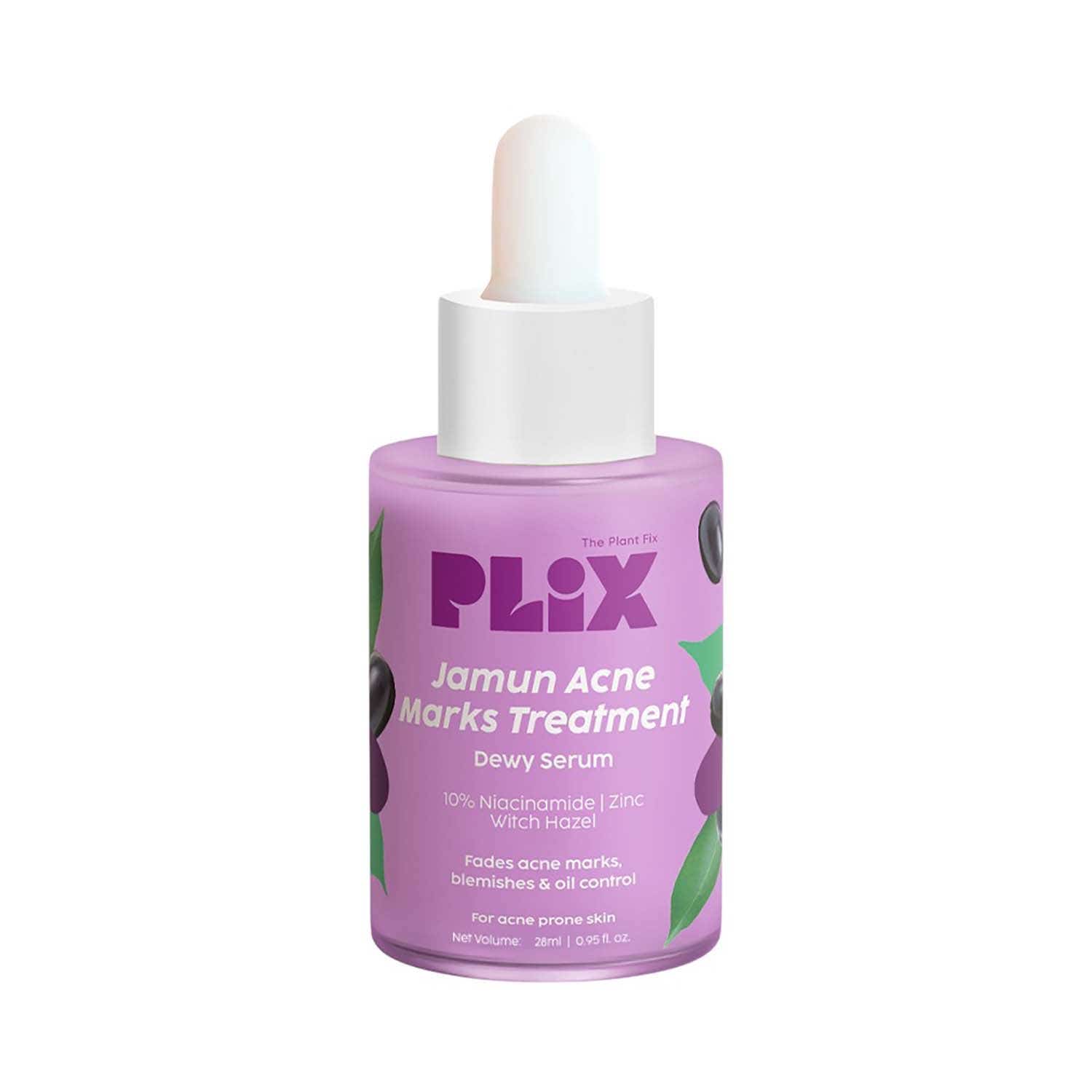 Plix | Plix Jamun 10% Niacinamide Face Serum for Acne Marks & Oil Control (28 ml)
