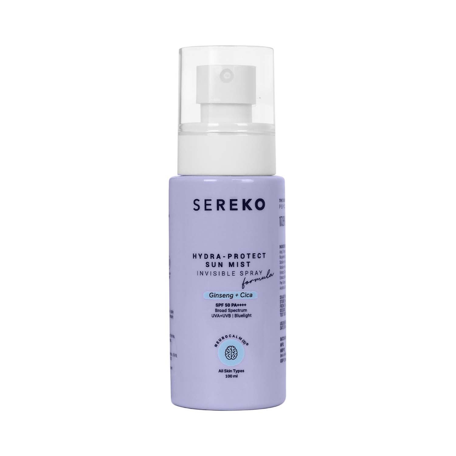 Sereko | Sereko Hydrating Sunscreen Spray Invisible Formula SPF 50 PA++++ (100 ml)