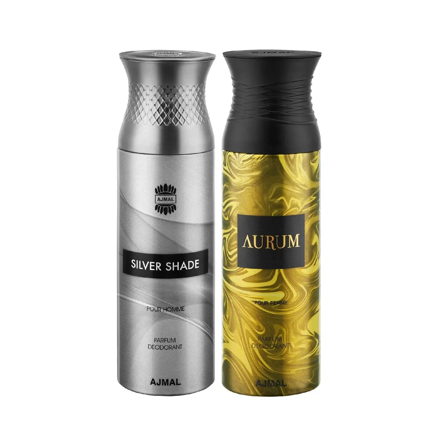Ajmal | Ajmal Silver Shade & Aurum Deodorant for Men & Women - Pack of 2 (200ml Each)