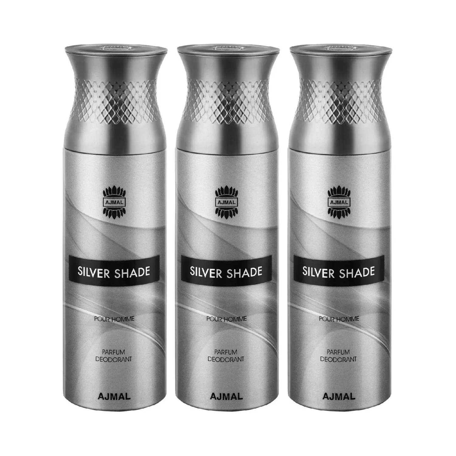 Ajmal | Ajmal Silver Shade Deodorant Body Spray - Pack of 3 (200ml Each)