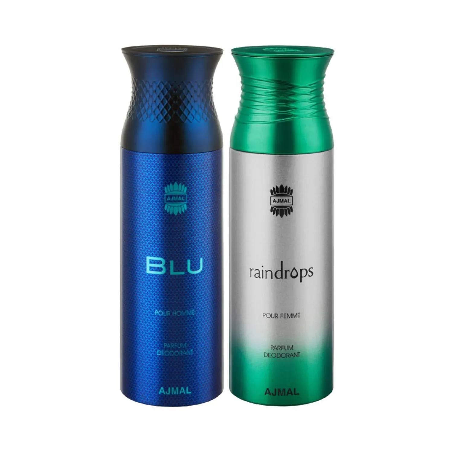 Ajmal | Ajmal Blu & Raindrops Deodorant Body Spray - Pack of 2 (200ml Each)