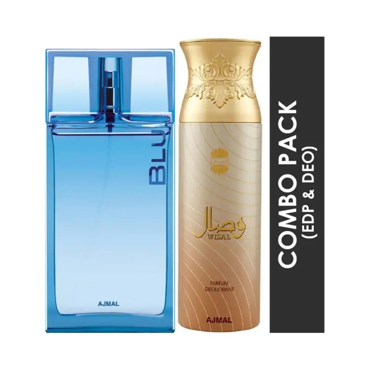 Ajmal | Ajmal Blu Eau De Parfum And Wisal Deodorant (2Pc)