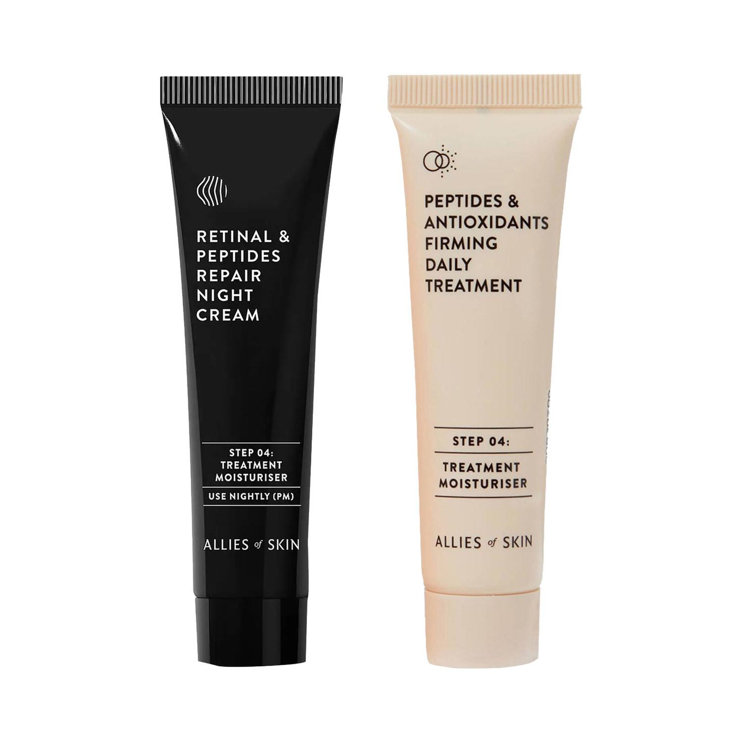 Allies Of Skin | Allies Of Skin Day to Night Clinical Peptide Moisturiser Duo Combo
