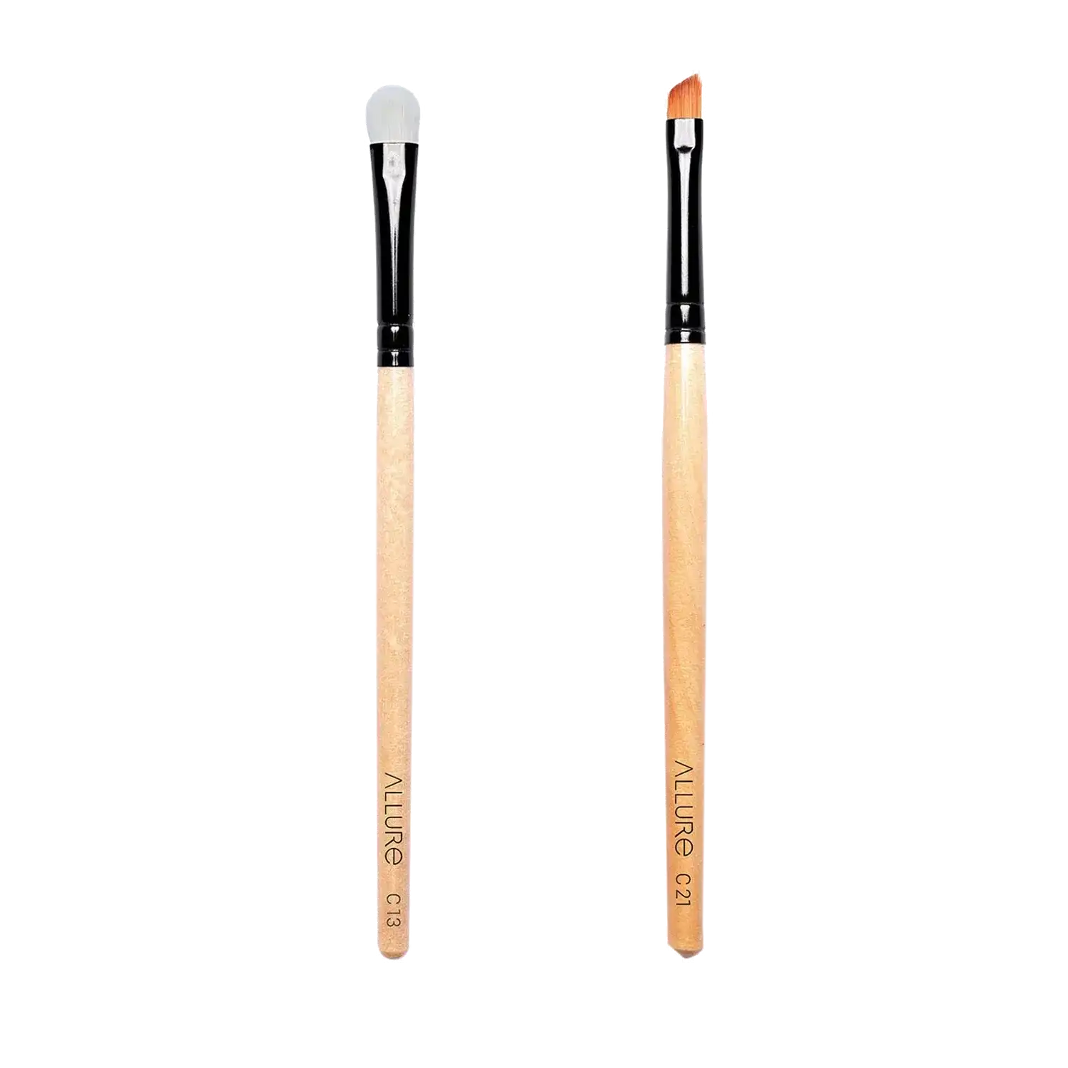 Allure | Allure Classic Eyeshadow and Anguler Brush : C-21 & C13 - (2pcs)