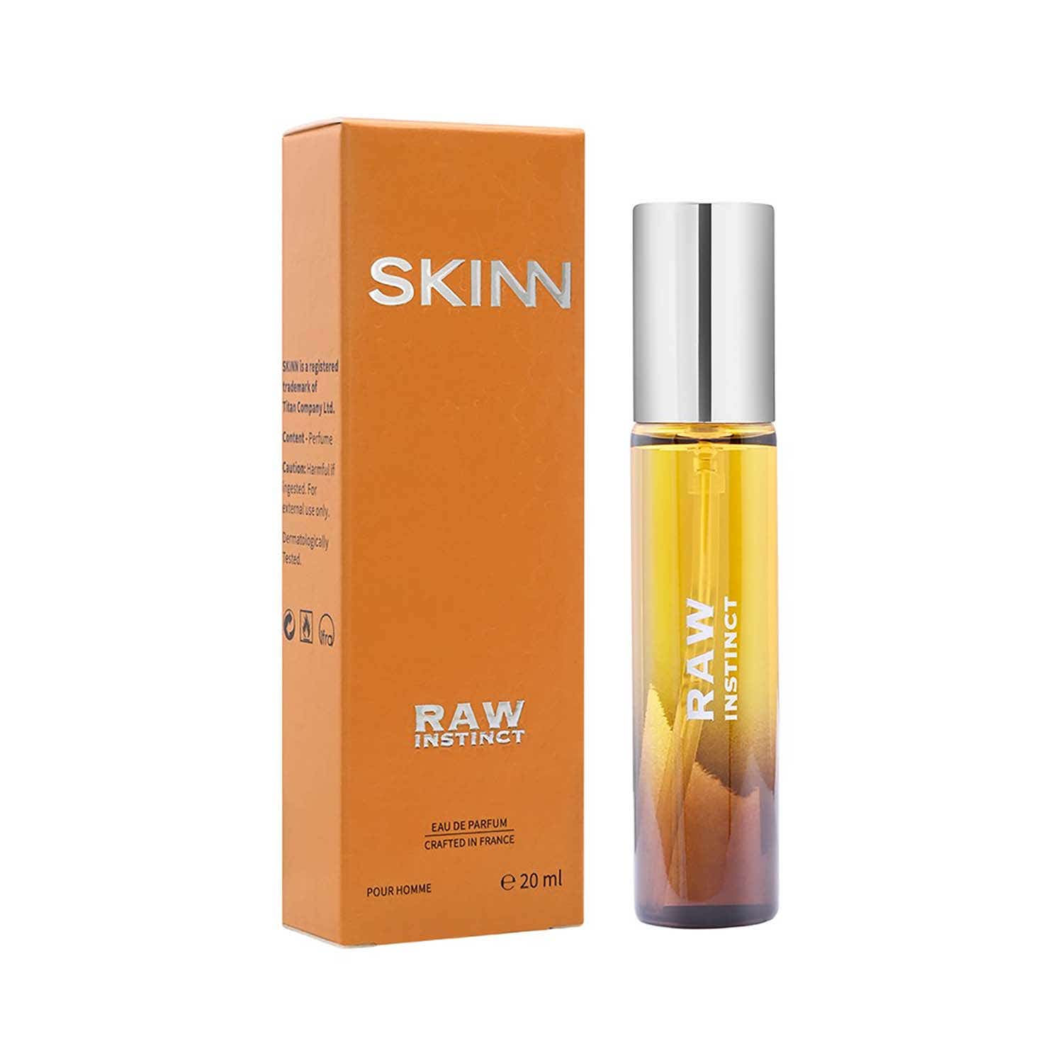 Skinn by Titan | Skinn Classic Flanker Raw Instinct Eau De Parfum For Him (20 ml)