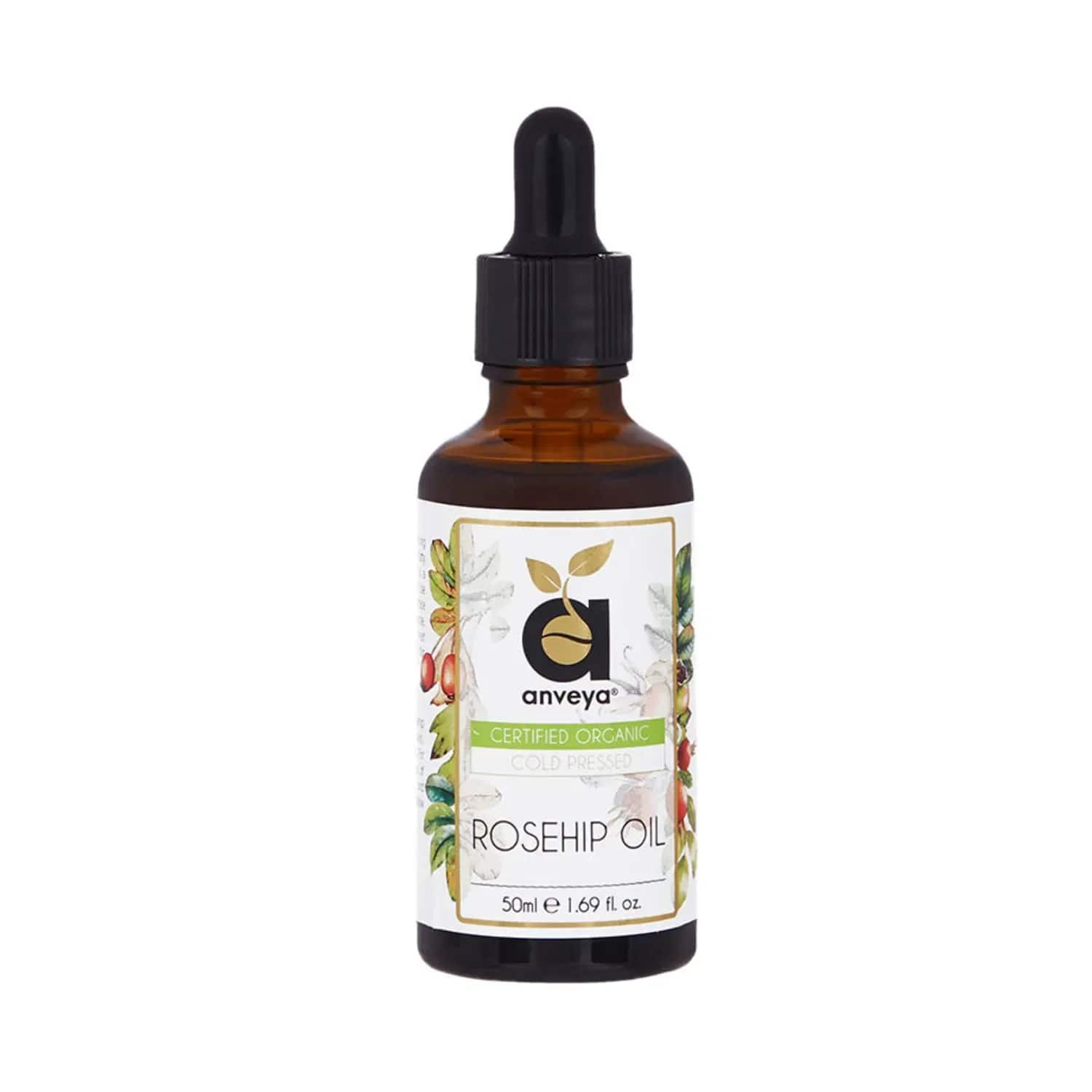 Anveya | Anveya Cold Pressed Organic Rosehip Oil (50ml)