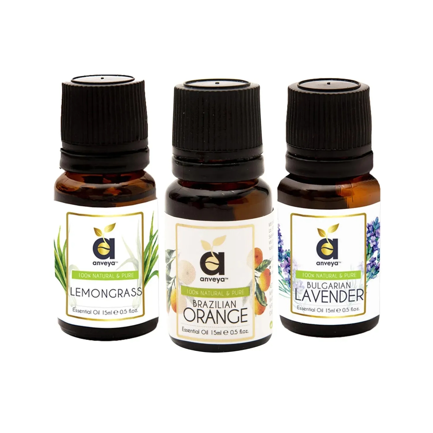 Anveya | Anveya Aroma Essential Oil Gift Set (3Pcs)