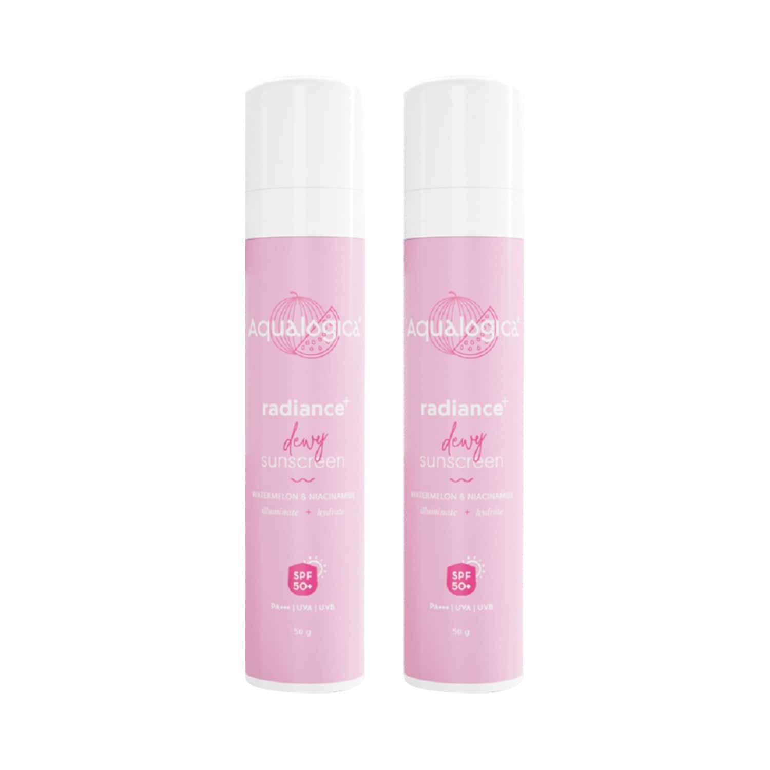 Aqualogica | Aqualogica Radiance+ Dewy Sunscreen- (50g) (Pack of 2) Combo