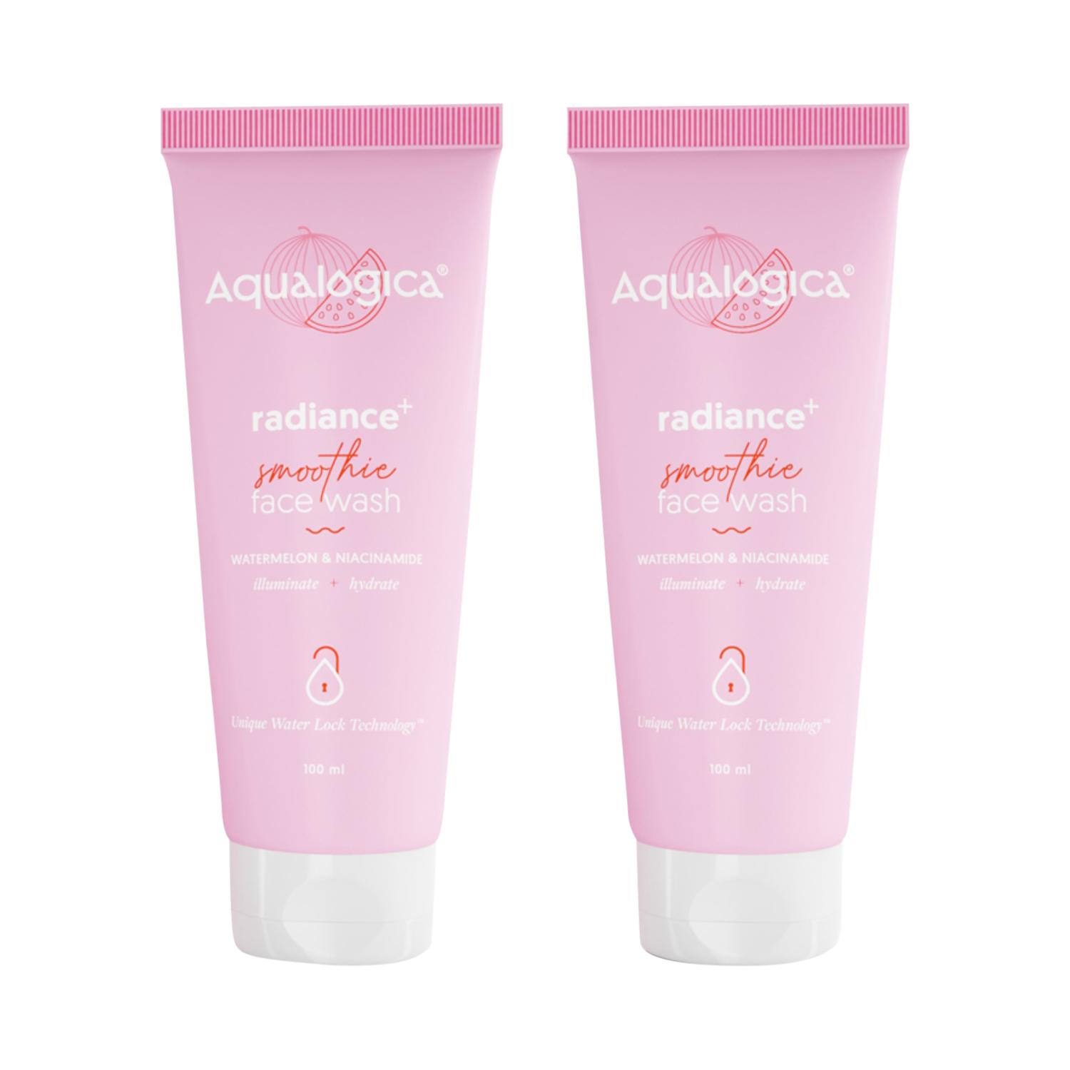 Aqualogica | Aqualogica Radiance+ Smoothie Face Wash -(100ml)(Pack of 2) Combo