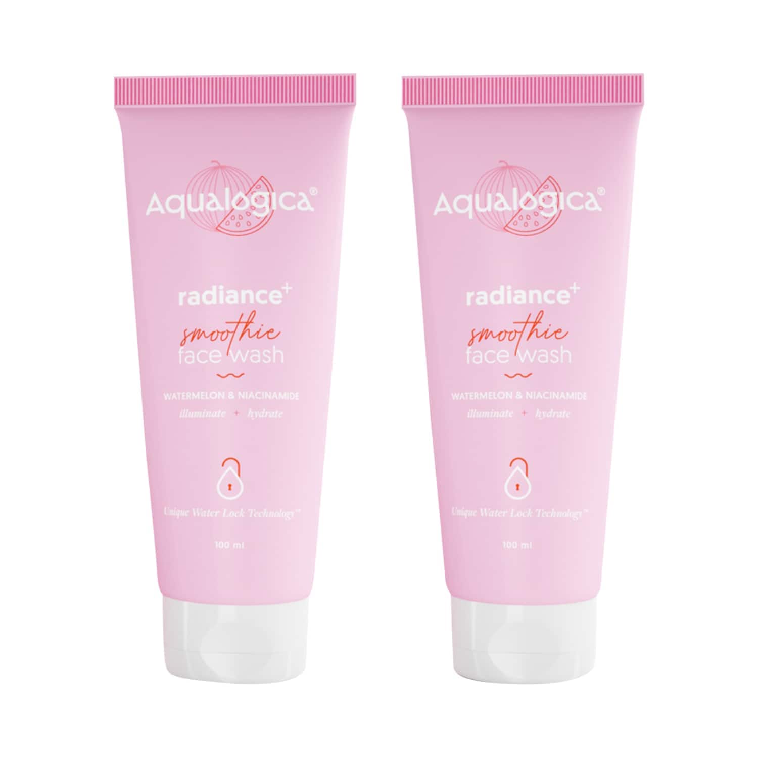 Aqualogica | Aqualogica Radiance+ Smoothie Face Wash -(100 ml)(Pack of 2) Combo