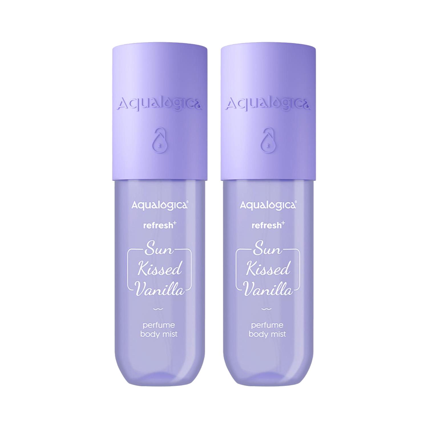 Aqualogica | Aqualogica Refresh+ Perfume Body Mist - Sun Kissed Vanilla - Pack of 2 Combo