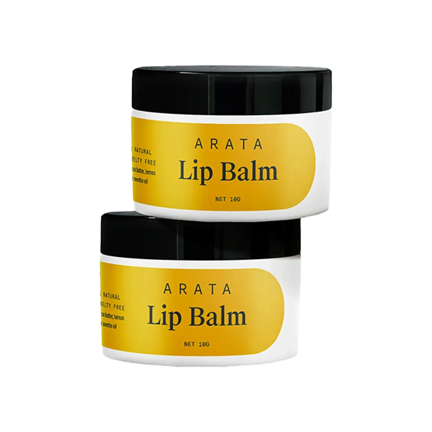 Arata | Arata Natural Lip Balm (2Pcs)