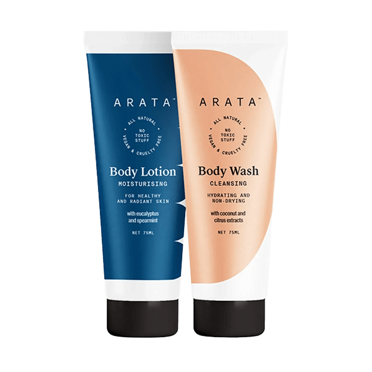 Arata | Arata Natural Mini Body Care Set With Body Lotion & Body Wash (2Pcs)