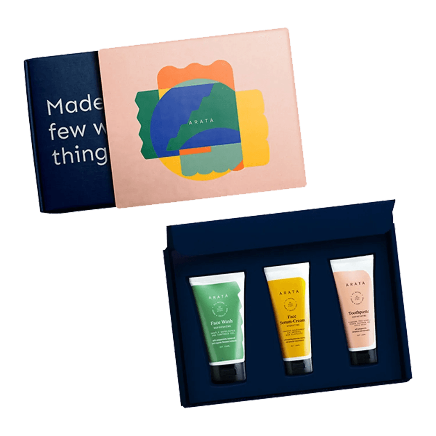 Arata | Arata Natural Essential Morning Regime Face & Oral Care Gift Box (3Pcs)