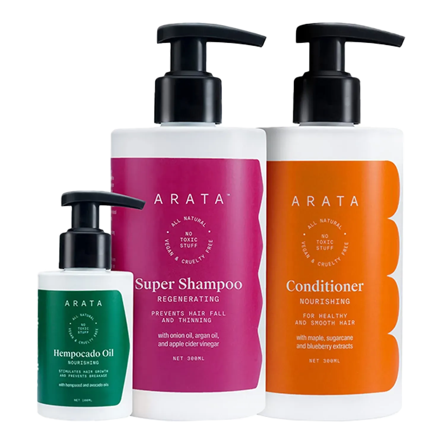 Arata | Arata Intensive Hair Fall Control Kit (3Pcs)