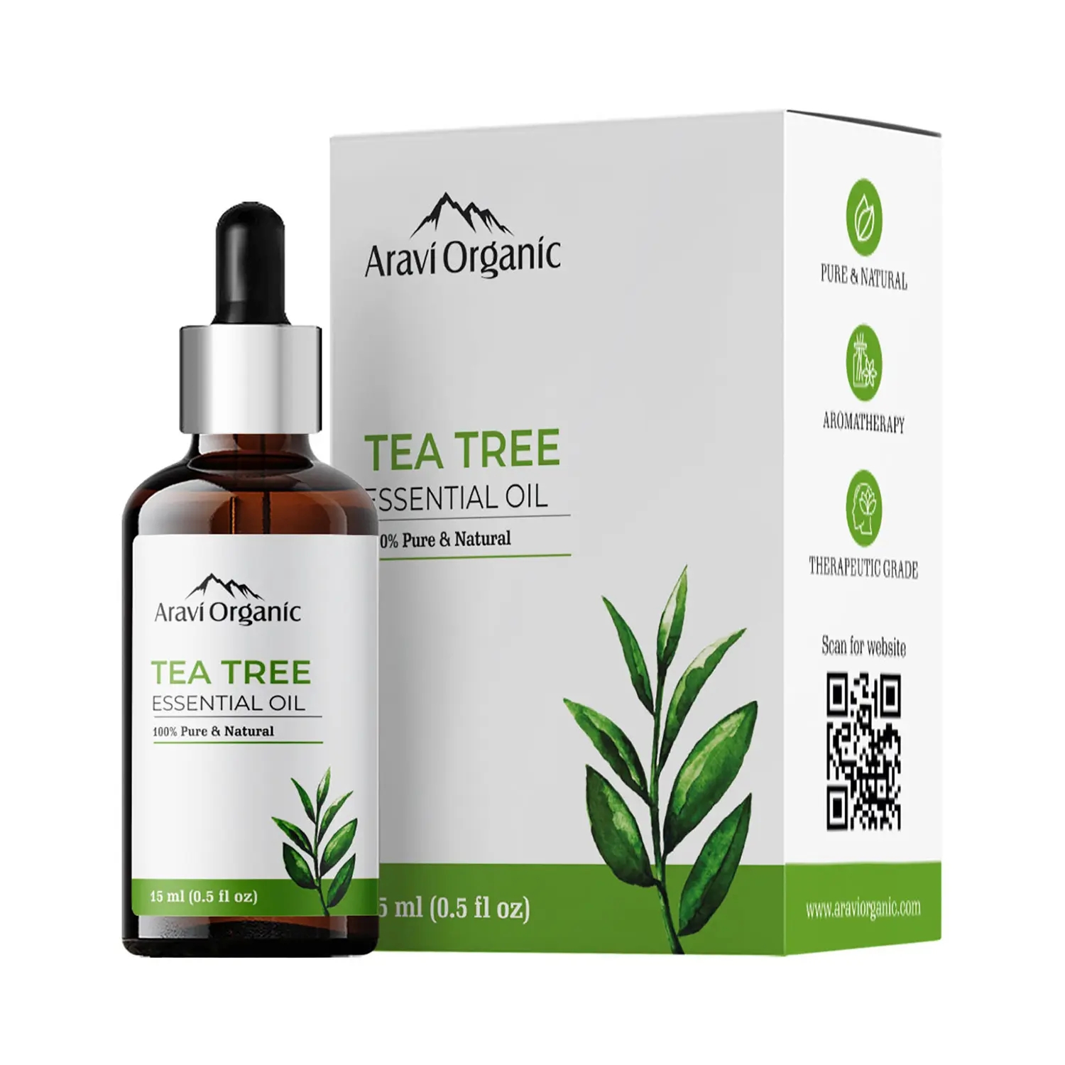 Aravi Organic | Aravi Organic Tea Tree Essential Oil (15ml)