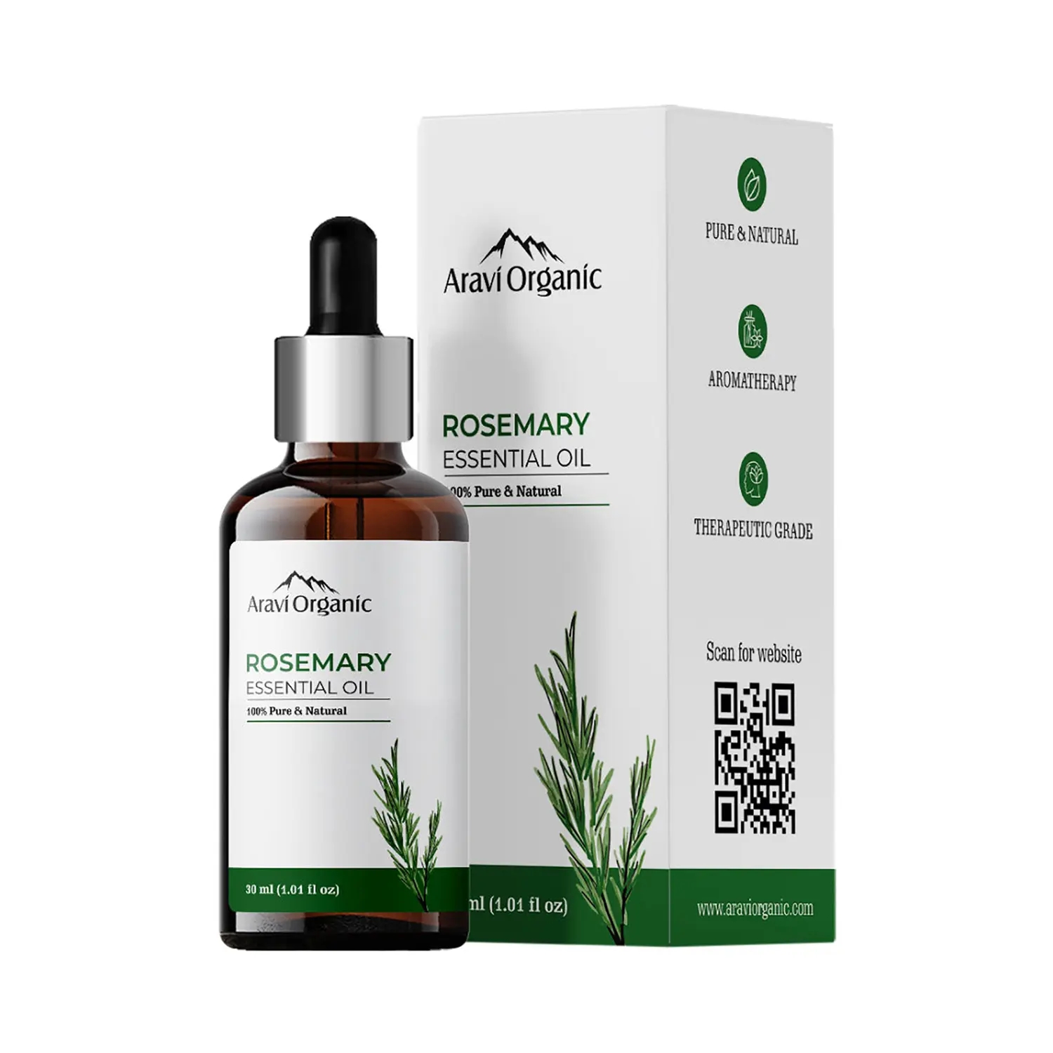 Aravi Organic | Aravi Organic Rosemary Essential Oil (30ml)