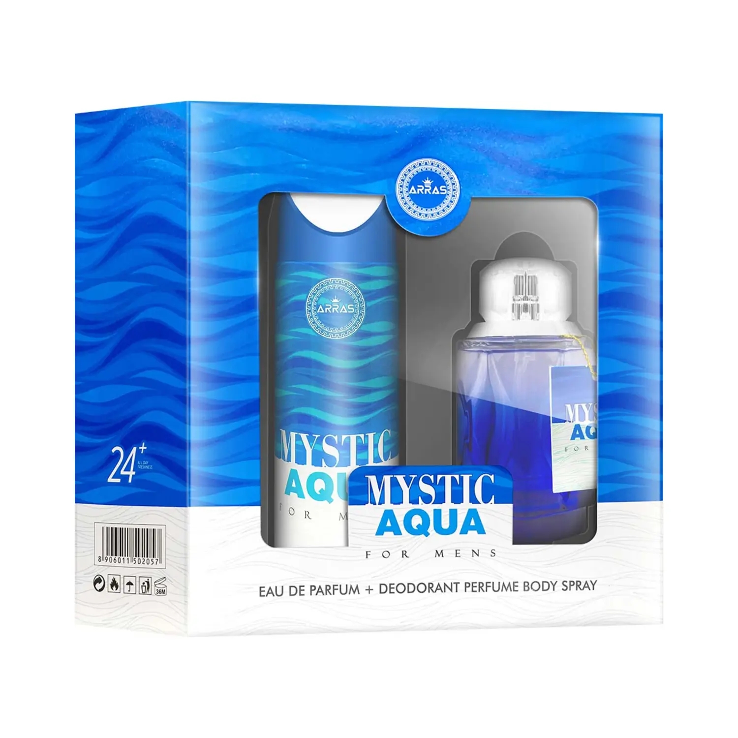 ARRAS | ARRAS Mystic Aqua Perfume and Deo Gift Set (2Pcs)