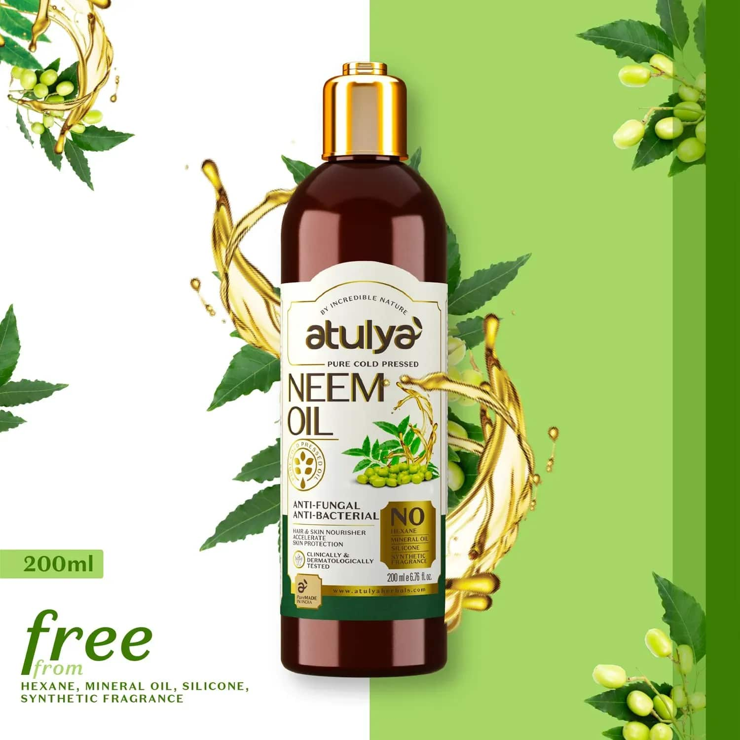 Atulya | Atulya Neem Coldpress Oil (200ml)