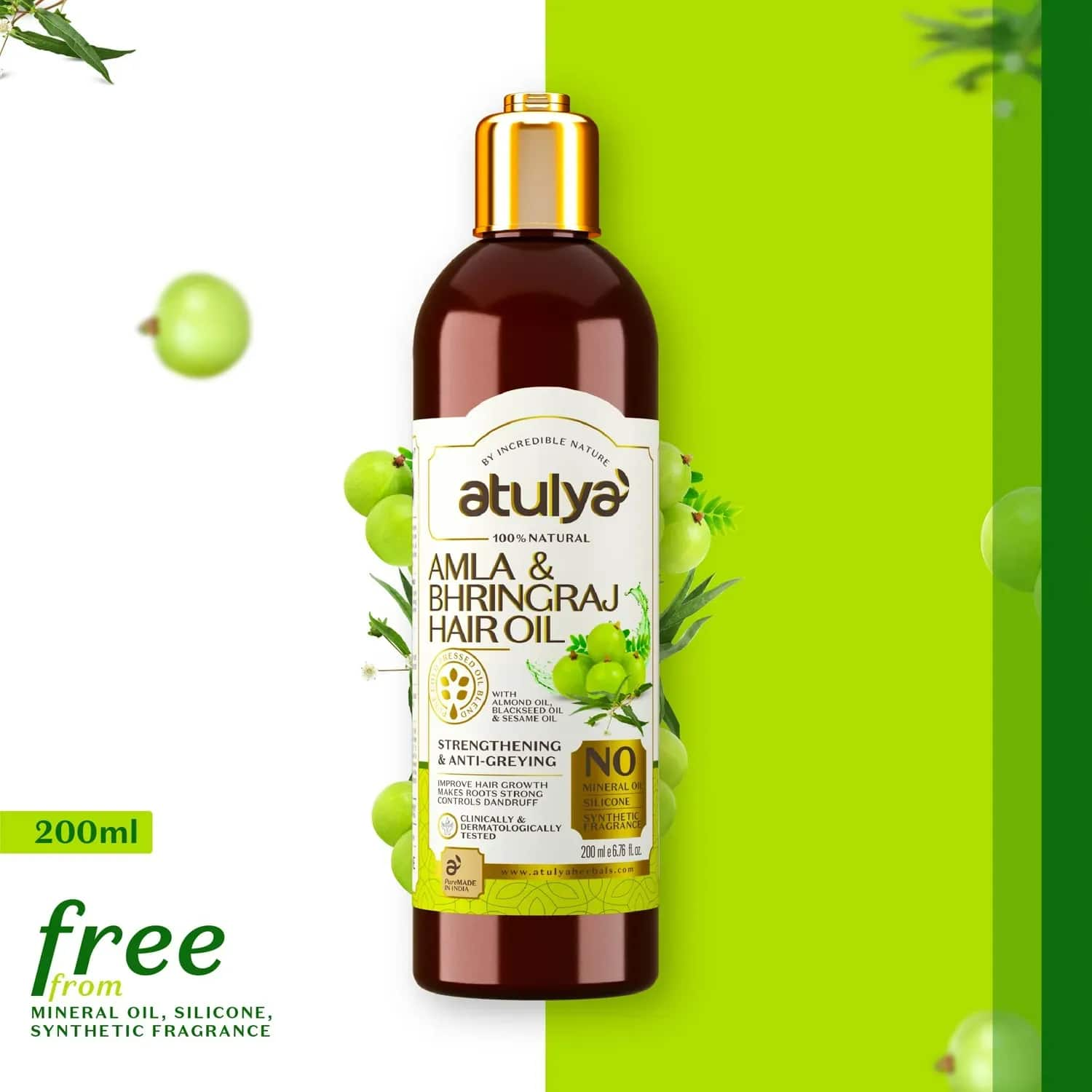 Atulya | Atulya Amla Bhringraj Hair Oil (200ml)