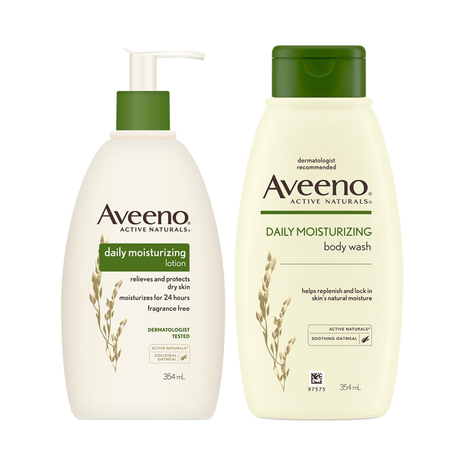 Aveeno | Aveeno Body Daily Bath & Moistuzing Combo