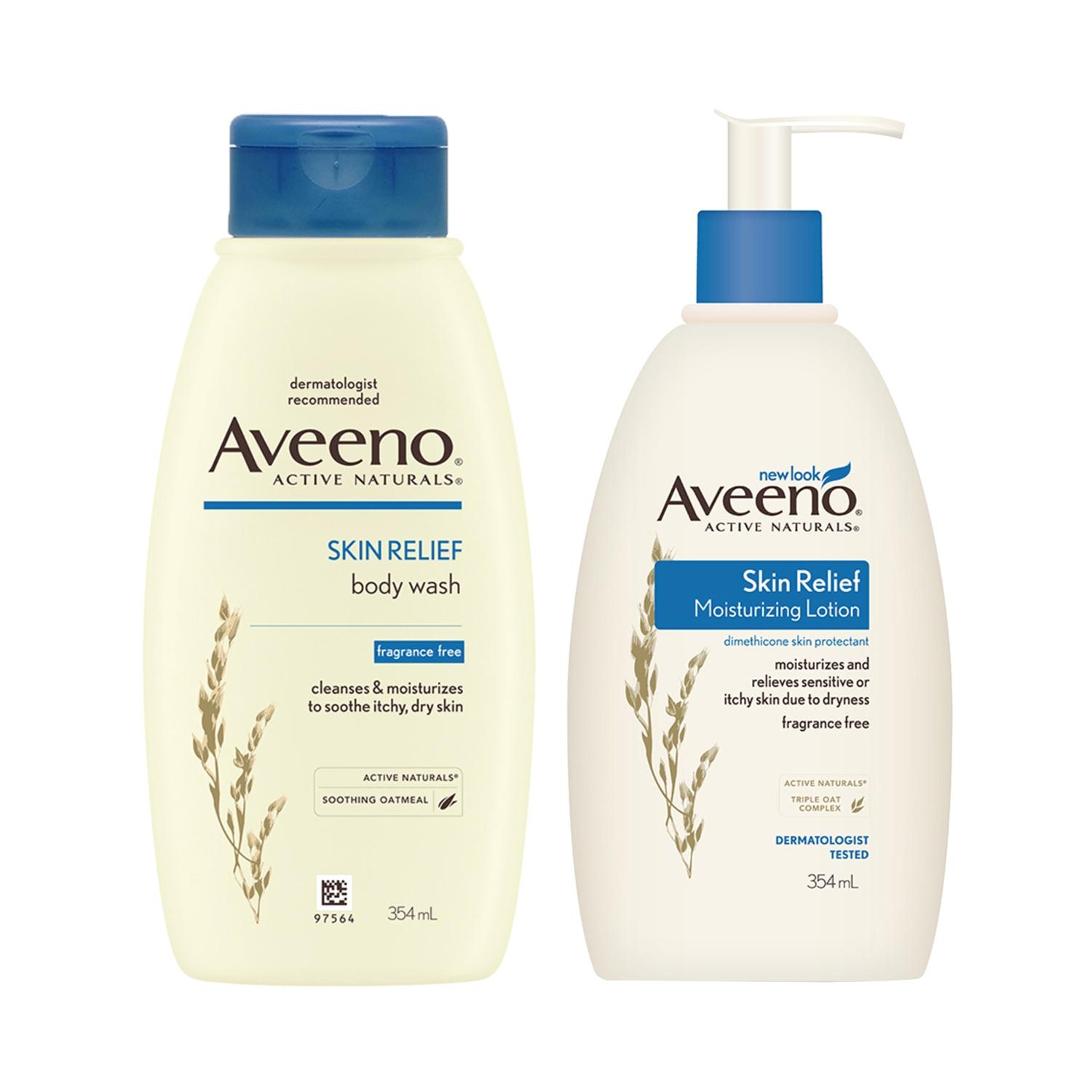 Aveeno Body Skin Relief Bath & Moistuzing Combo