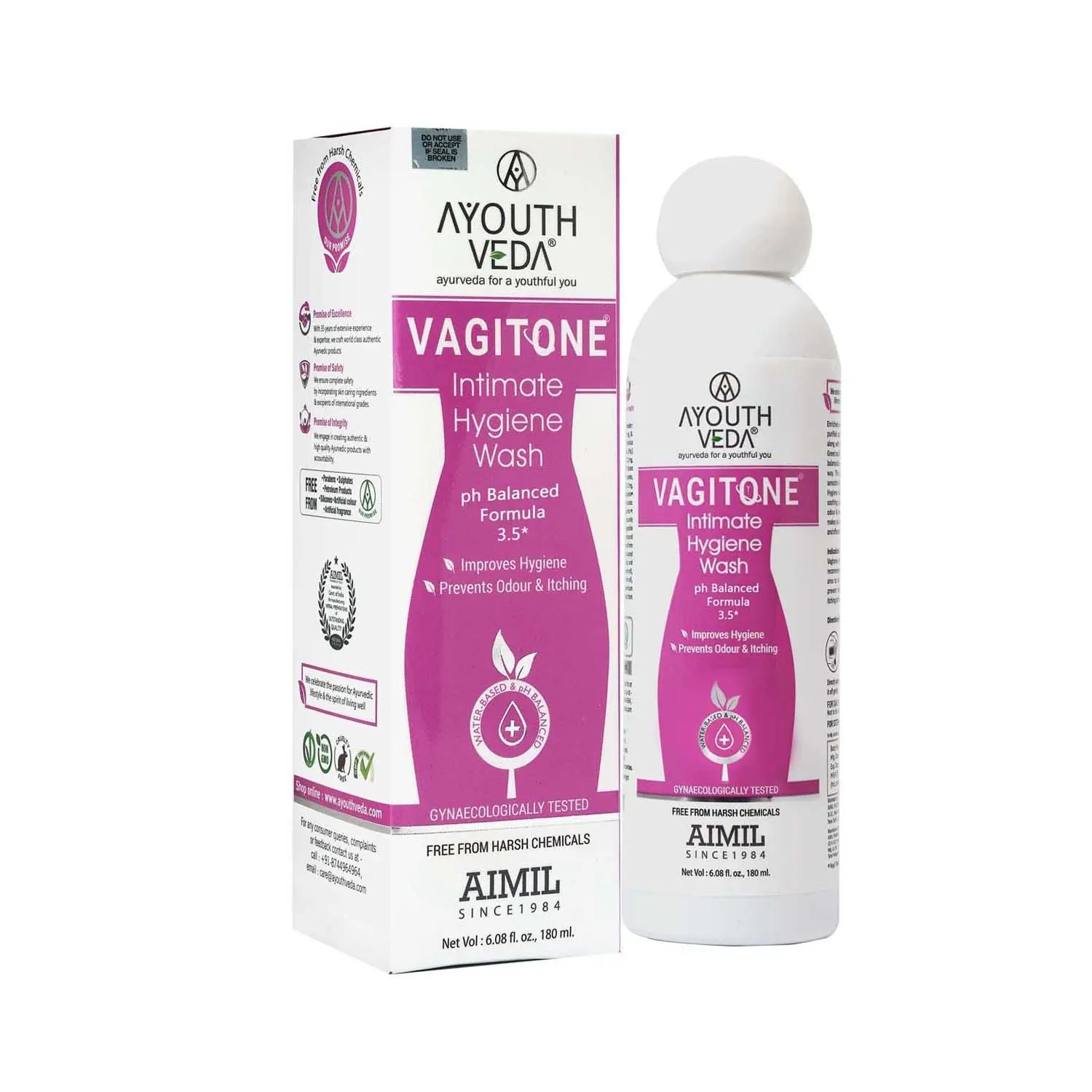 Ayouthveda | Ayouthveda Vagitone Intimate Hygiene Wash (180ml)