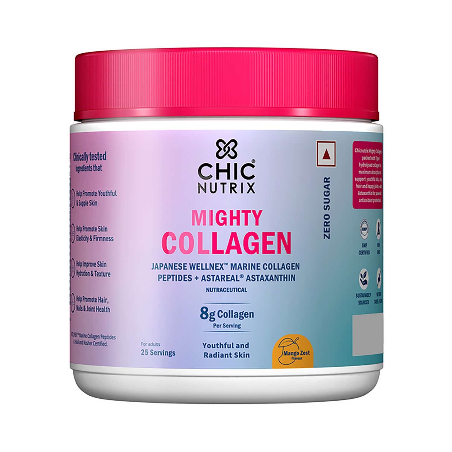 Chicnutrix | Chicnutrix Marine Collagen Supplements Powder for Women & Men 8000 mg (237.5 g)