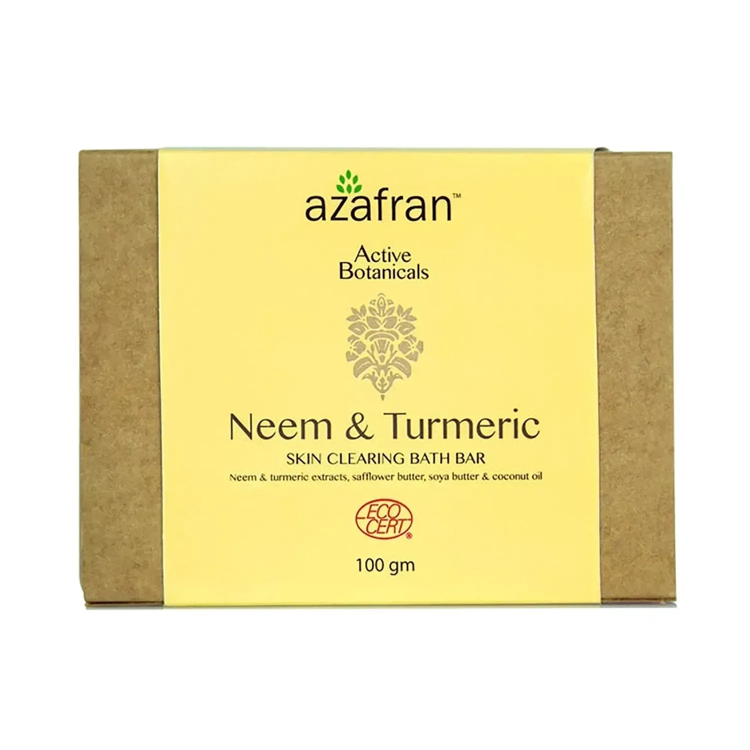 Azafran Active Botanicals | Azafran Active Botanicals Neem & Turmeric Skin Clear Bath Bar - (100g)