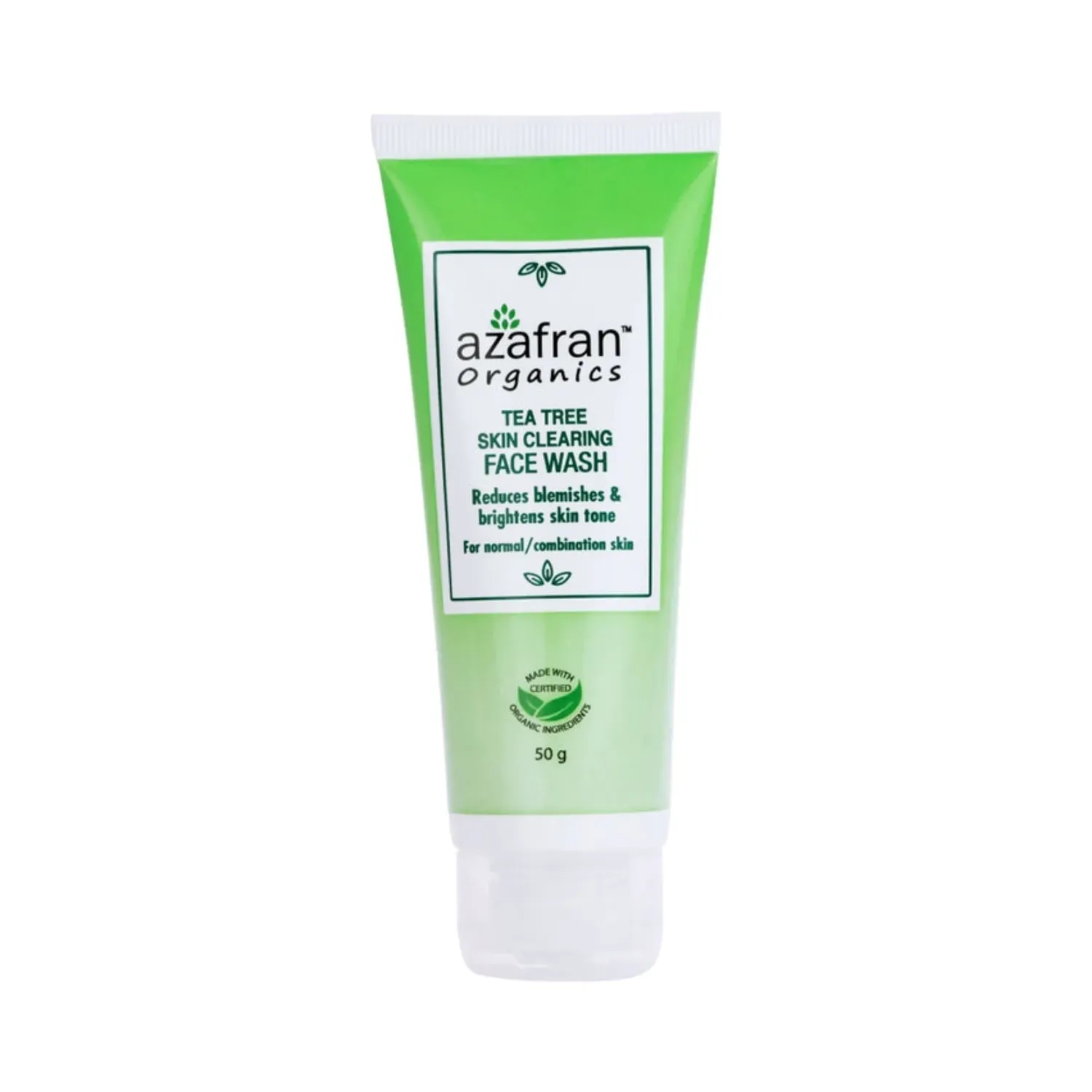 Azafran Organics | Azafran Organics Tea Tree Skin Clearing Face Wash (50g)