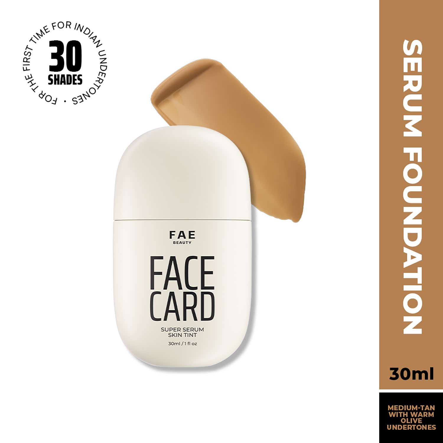 FAE BEAUTY | FAE BEAUTY Face Card Serum Skin Tint: Skin-like Foundation - 41O - Warm Olive (30 ml)