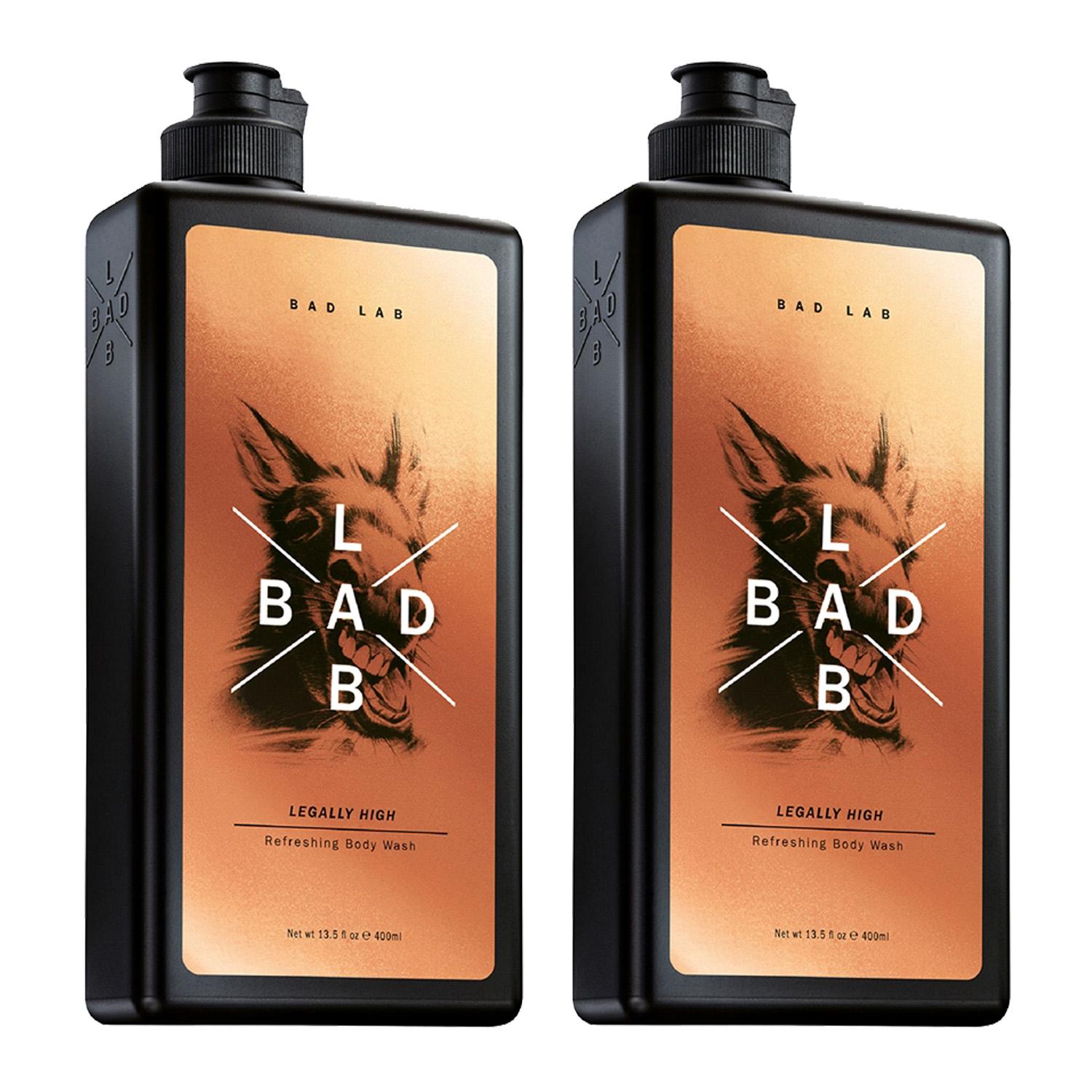 Bad Lab Legally High Refreshing Body Wash (400 ml) Pack Of 2