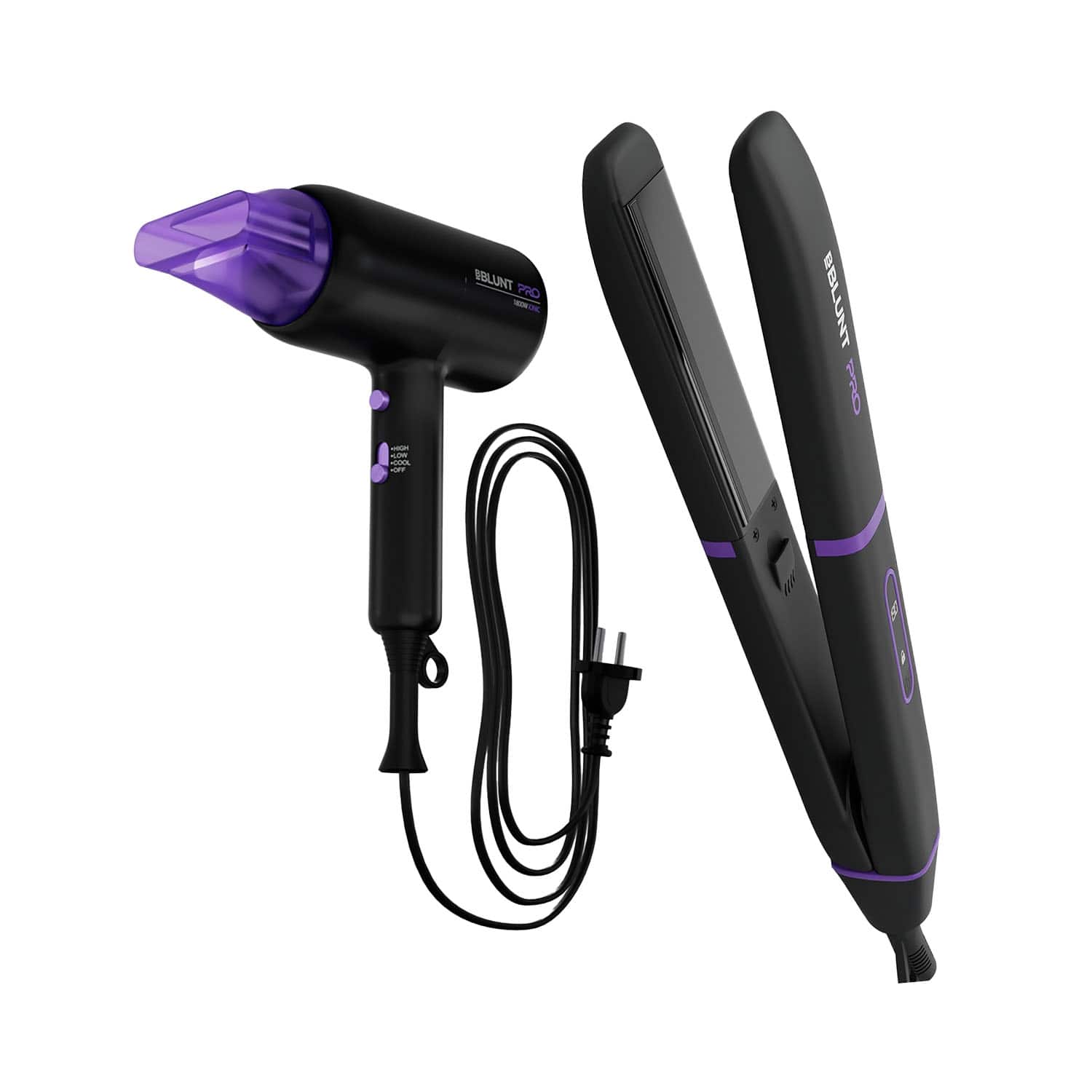 BBlunt | BBlunt 1800 W Dryer + Platinum Straighner Combo