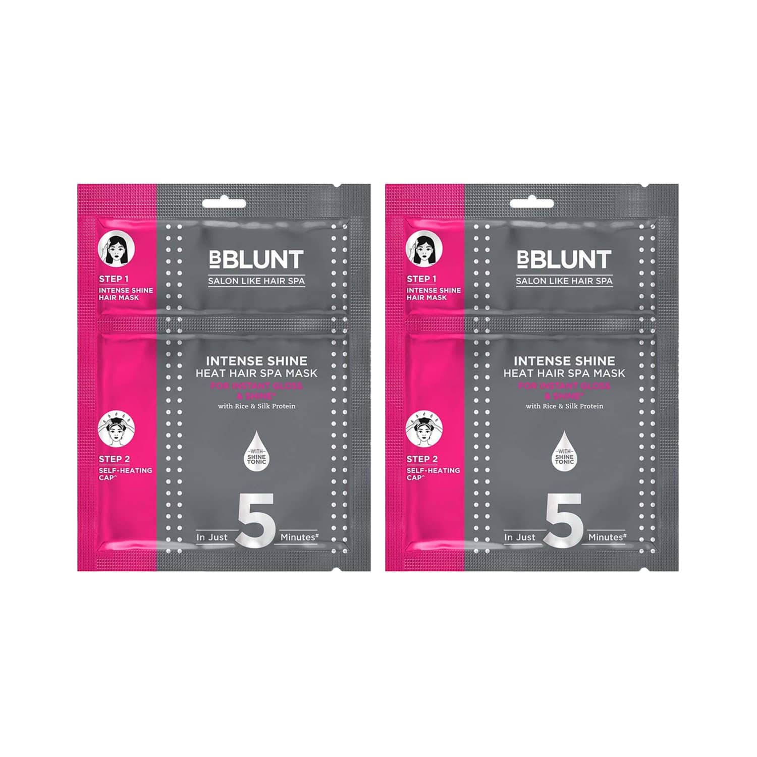 BBlunt | BBlunt Intense Shine Heat Spa Mask Pack of 2