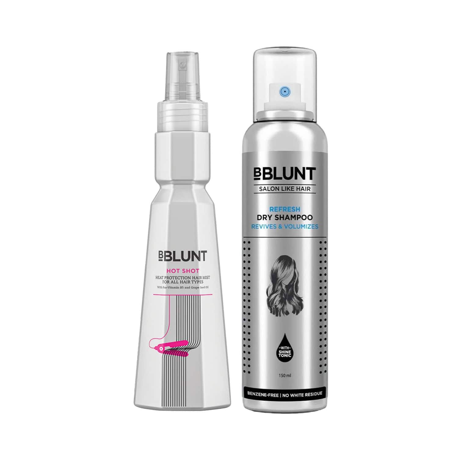 BBlunt | BBlunt Hot shot Mist (150 ml)  & Dry shampoo (150 ml) Combo